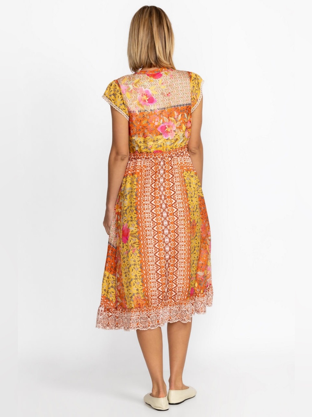 Johnny Was Eliana Lucy Silk Dress - Picture 3 of 11